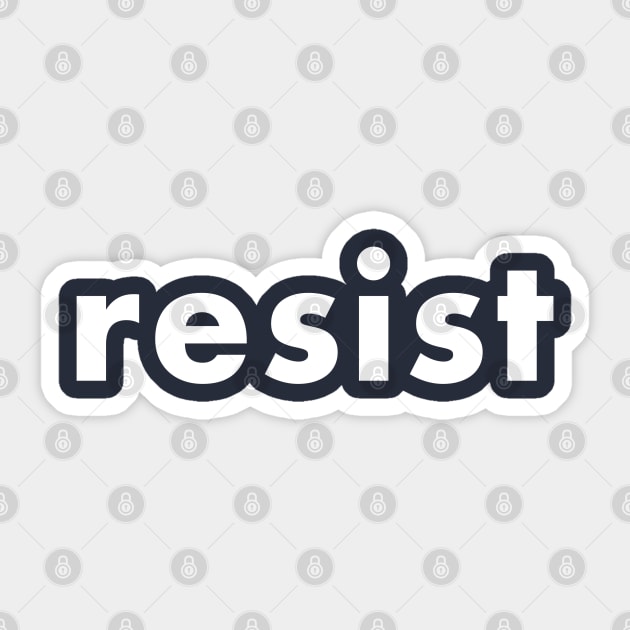 resist Sticker by foxfalcon